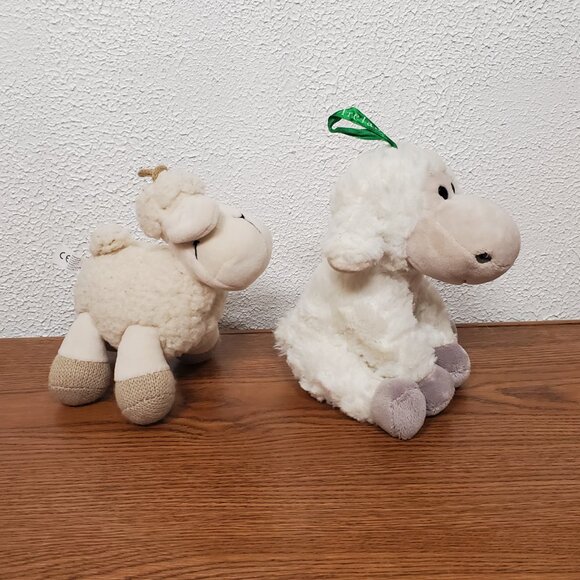 Plush Sheep Lot of 2 Daisy the Irish Sheep (New) & Ireland Brand Stuffed Animals - Picture 2 of 6